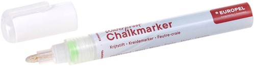 KRIJTSTIFT EUROPEL WATERVAST 3-6MM WIT BLISTER 1 STUK-2