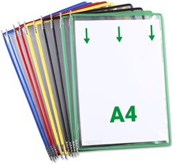 ZICHTPANEEL TARIFOLD A4 VERTICAAL ASSORTI 10 STUKS