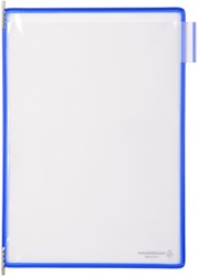 ZICHTPANEEL TARIFOLD A4 VERTICAAL BLAUW 10 STUKS