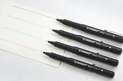 FINELINER STABILO DR!VER FIJN ZWART-1