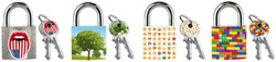 HANGSLOT MASTERLOCK 30MM 4 PATRONEN ASSORTI