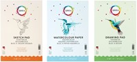 AQUARELBLOK QREA A4 20VEL 200GR GELIJMD-3
