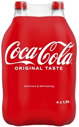 FRISDRANK COCA COLA REGULAR PETFLES 1.5 LITER