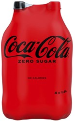 FRISDRANK COCA COLA ZERO PETFLES 1.5 LITER