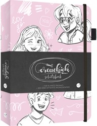 SCHETSBOEK CREACHICK  PINK