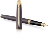 VULPEN WATERMAN HÉMISPHÈRE FASHION COLORS METALLIC BLACK GT FIJN-3
