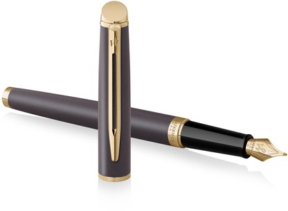 VULPEN WATERMAN HÉMISPHÈRE FASHION COLORS METALLIC BLACK GT FIJN-3
