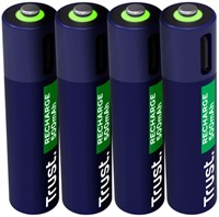 BATTERIJ TRUST USB-C OPLAADBAAR AAA 4 STUKS-3