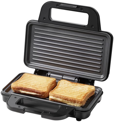PANINI GRILL TOMADO ZWART/RVS-3