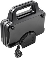 PANINI GRILL TOMADO ZWART/RVS-3