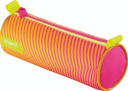 ETUI MAPED NEON ROND ORANJE-ROZE