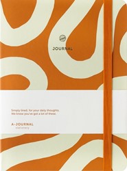 NOTITIEBOEK A5 FLOW ORANJE A-JOURNAL