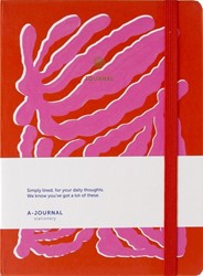 NOTITIEBOEK A5 GROOVY PINK  A-JOURNAL