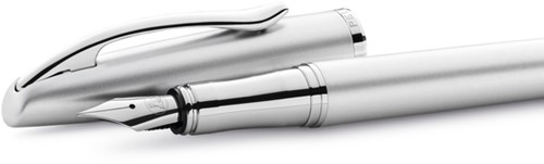 SCHRIJFSET PELIKAN JAZZ NOBLE ELEGANCE K36+P36 MEDIUM SILVER-1