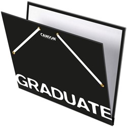 TEKENMAP CANSON GRADUATE ELASTIEKSLUITING 320X450MM ZWART