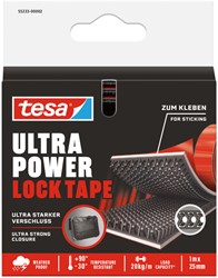 KLITTENBAND TESA ULTRA POWER LOCK TAPE 100CMX25MM ZWART