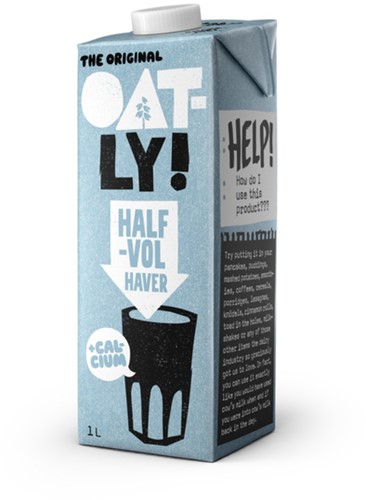 HAVERDRANK OATLY HALFVOL 1 LITER