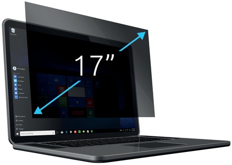 LAPTOP PRIVACYFILTER 2-WEG 17 INCH BREED 16:10-2