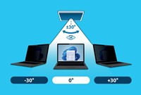 LAPTOP PRIVACYFILTER 2-WEG 17 INCH BREED 16:10-3