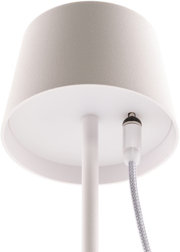 TAFELLAMP SECURIT MONTECARLO LED OPLAADBAAR DIMBAAR WIT-3