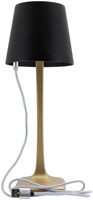 TAFELLAMP SECURIT ROMA LED OPLAADBAAR DIMBAAR ZWART-GOUD-1