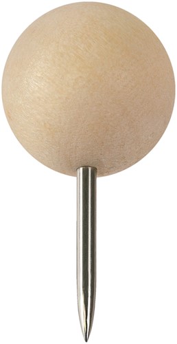 PUNAISES NOBO HOUT VOOR MEMOBORD 40 STUKS
