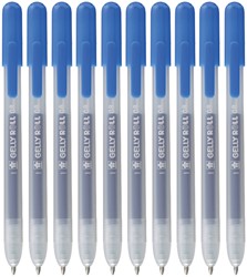 GELSCHRIJVER SAKURA GELLY ROLL CLASSIC 08 KLIKFUNCTIE BLAUW 10 STUKS