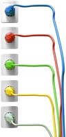 KABEL ACT NETSNOER CEE 7/7 MALE - C13 ZWART 2.5 METER-2