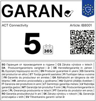 KABEL ACT U/UTP CAT6 PATCHKABEL RJ45 GRIJS 1 METER-1