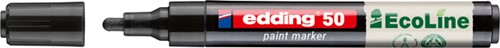 PAINTMARKER EDDING 50 ECOLINE OP WATERBASIS 2-3MM ZWART