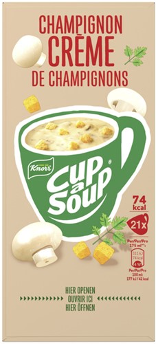 CUP-A-SOUP KNORR CHAMPIGNON CRÈME 21X175ML-2