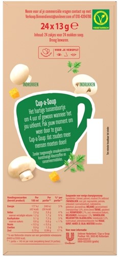 CUP-A-SOUP KNORR CHAMPIGNON CRÈME 24X140ML-1