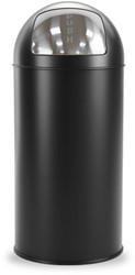 AFVALBAK BRASQ PUSH BIN PB230+ 30 LITER ZWART