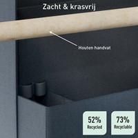 BUREAU ORGANIZER LEITZ DRAAGBAAR GESTOFFEERD DONKERGRIJS-3