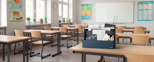 BUREAU ORGANIZER LEITZ DRAAGBAAR GESTOFFEERD DONKERGRIJS-6