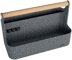 BUREAU ORGANIZER LEITZ DRAAGBAAR DONKERGRIJS