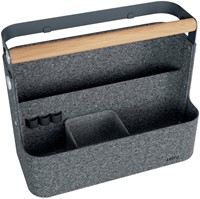 BUREAU ORGANIZER LEITZ DRAAGBAAR HANGEND DONKERGRIJS