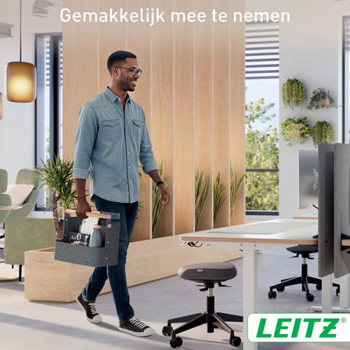 BUREAU ORGANIZER LEITZ DRAAGBAAR HANGEND DONKERGRIJS-3