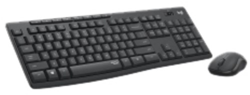 TOETSENBORD- EN MUISSET LOGITECH MK295 SILENT DRAADLOOS QWERTY GRAPHITE