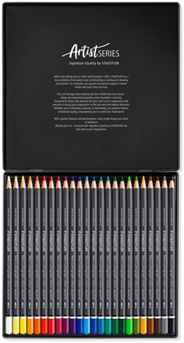 AQUARELPOTLOOD STAEDTLER MARS LUMOGRAPH SET À 24 KLEUREN-2