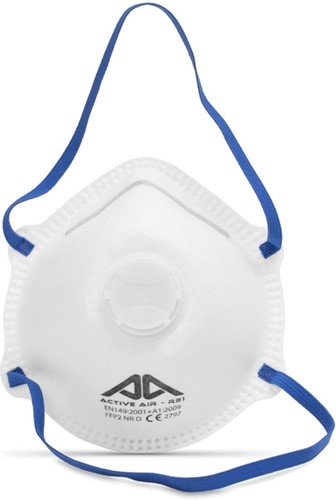 STOFMASKER ACTIVE GEAR MET VENTIEL FFP2 10 STUKS-2