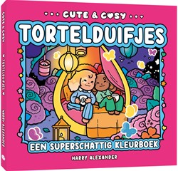 KLEURBOEK MUS CUTE & COSY TORTELDUIFJES
