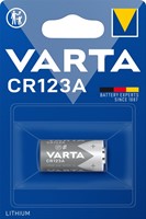 BATTERIJ VARTA CYLINDRICAL 1X CR123A LITHIUM