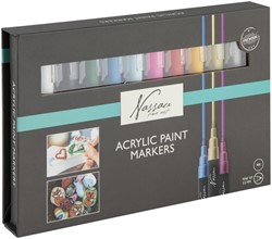 ACRYLMARKER NASSAU SET À 10 KLEUREN