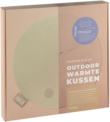 WARMTEKUSSEN MOOD OUTDOOR ROND 40CM BEIGE