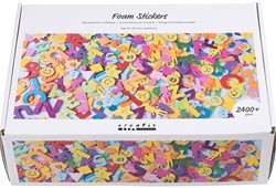 FOAMSTICKERS CREATIV DIVERSE VORMEN ZELFKLEVEND DOOS À 2640ST ASSORTI