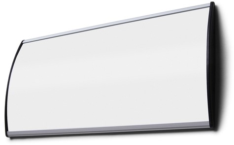 INFORMATIEBORD OFFICE CURVED A5 ZILVER