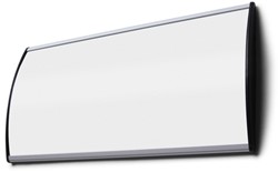 INFORMATIEBORD OFFICE CURVED A4 ZILVER