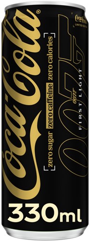 FRISDRANK COCA COLA ZERO SUGAR ZERO CAFFEINE BLIK 330 ML-2