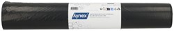 AFVALZAK HYNEX 60X80CM LDPE RECYCLED T40 60L ZWART ROL À 20 STUKS
